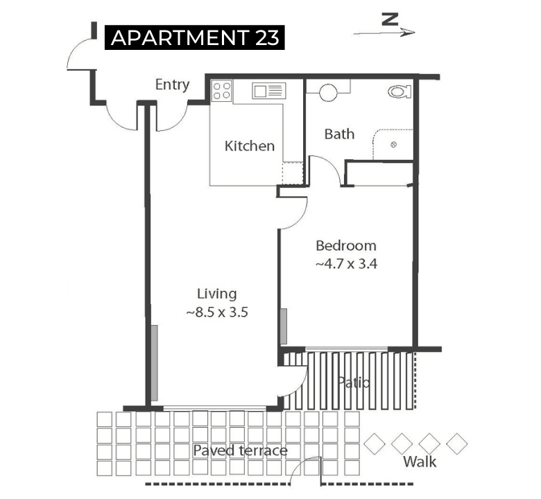 Apartment 23 Floorplan